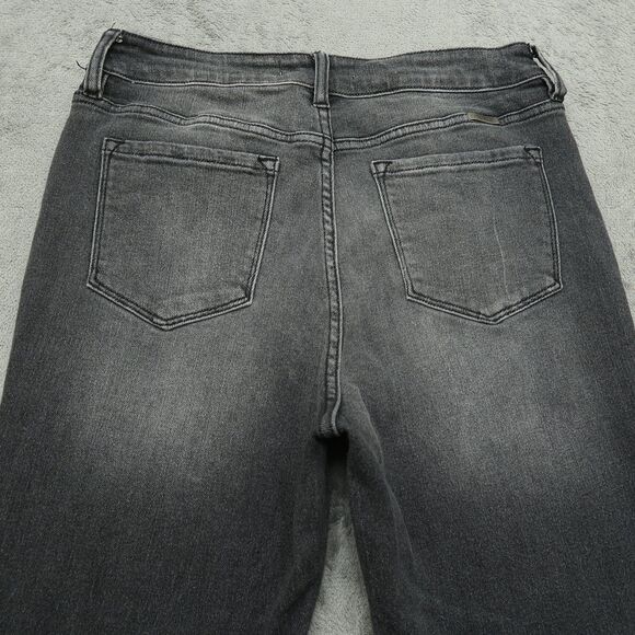 KanCan Jeans Junior's Size 11/29 Gray High-Rise Bootcut Denim 31" Inseam Stretch - Picture 15 of 16